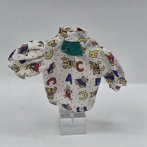 Vintage Barbie Doll Teacher Top With Bear Print